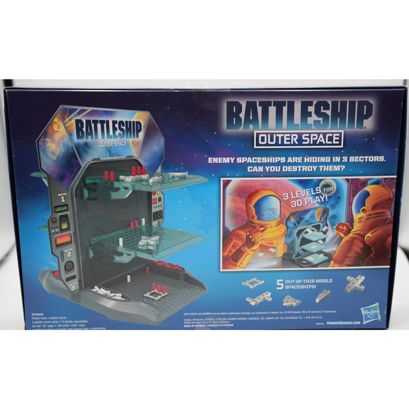 Battleship Outer Space 3D battle for the Universe Board Game - used - Picture 2 of 2